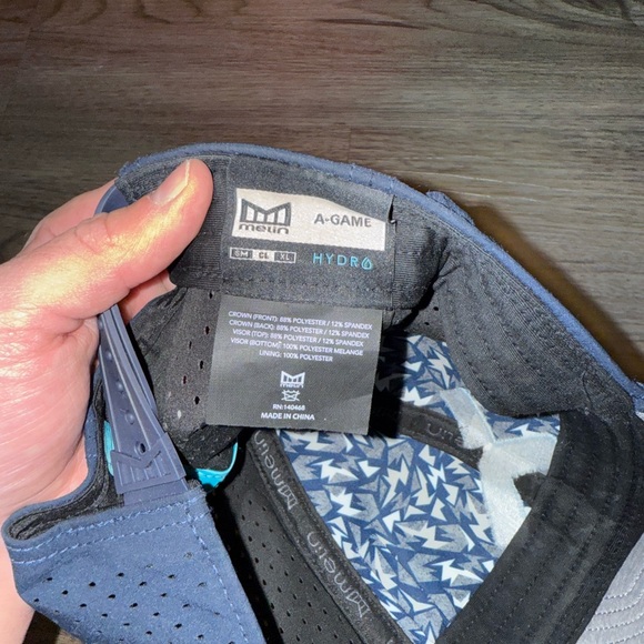 Melin A- Game Icon Hydro Snapback Hat Navy Sz Classic - Picture 5 of 5